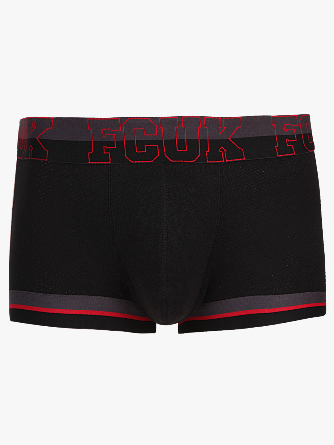 

FCUK Men Black Solid Briefs CTR15