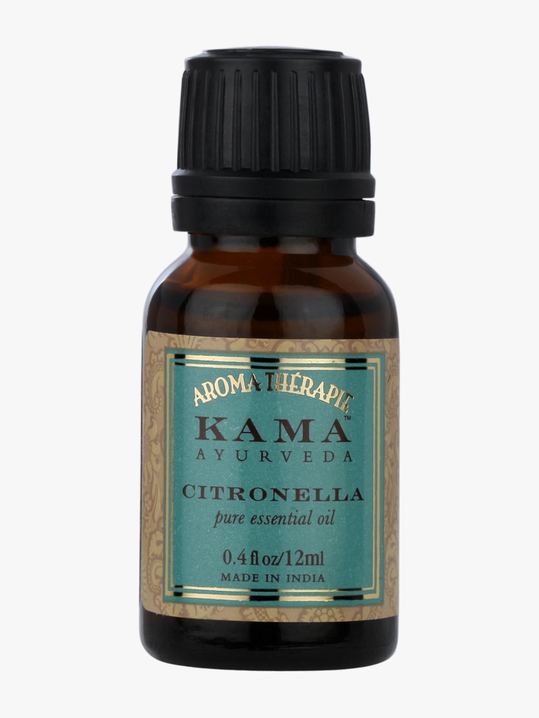 

KAMA AYURVEDA Unisex Citronella Essential Sustainable Oil 12 ml, Black