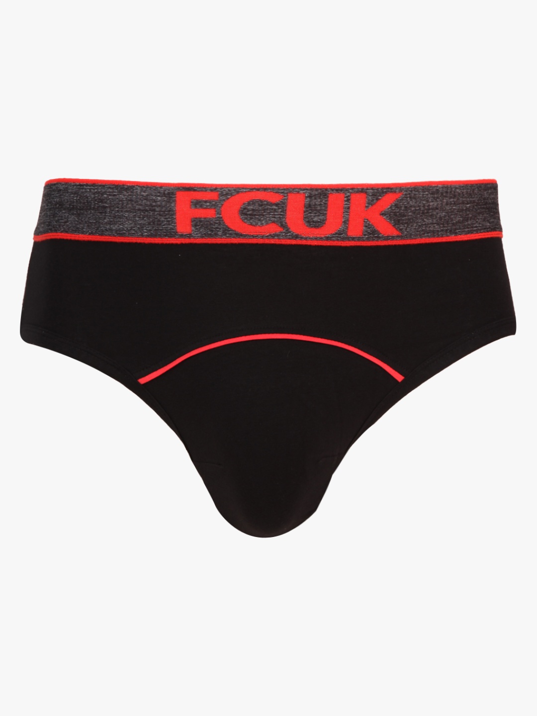 

FCUK Men Black Solid Bikini Brief CBR21