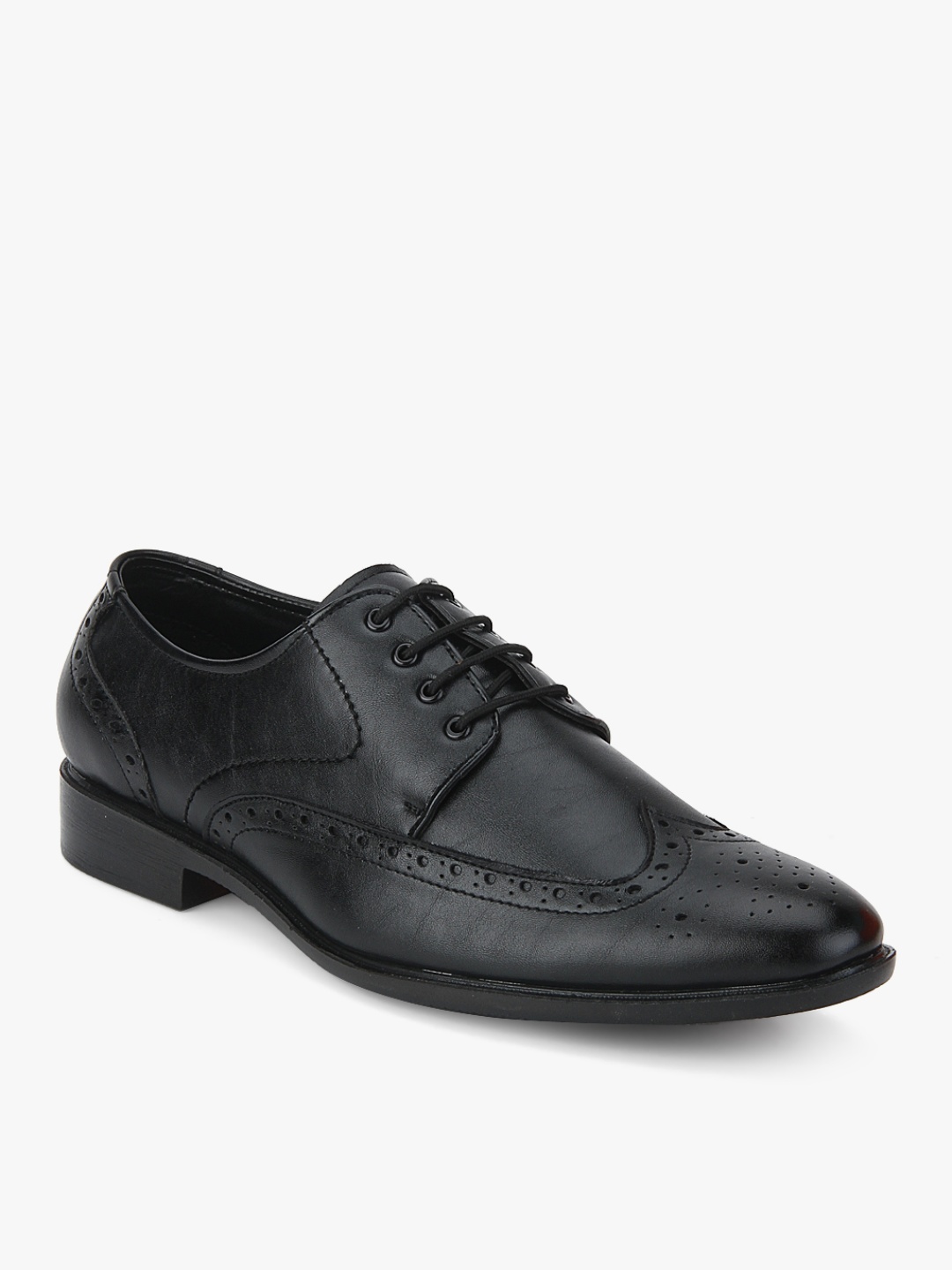 

Black Textured Brogues