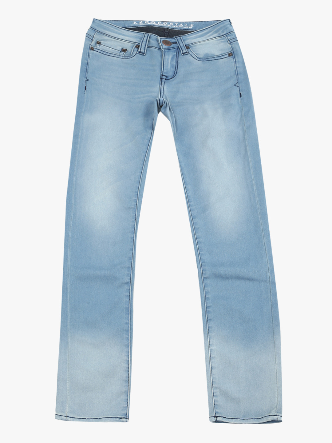 

Aeropostale Women Blue Skinny Fit Low-Rise Clean Look Jeans