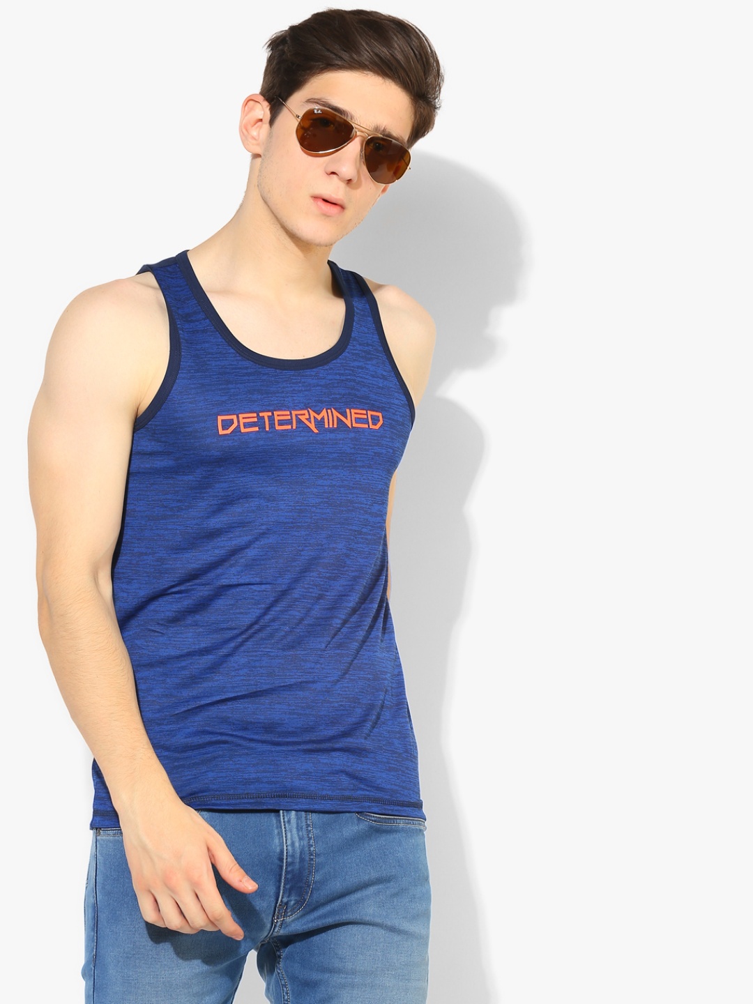 

Grey Graphic Tank
