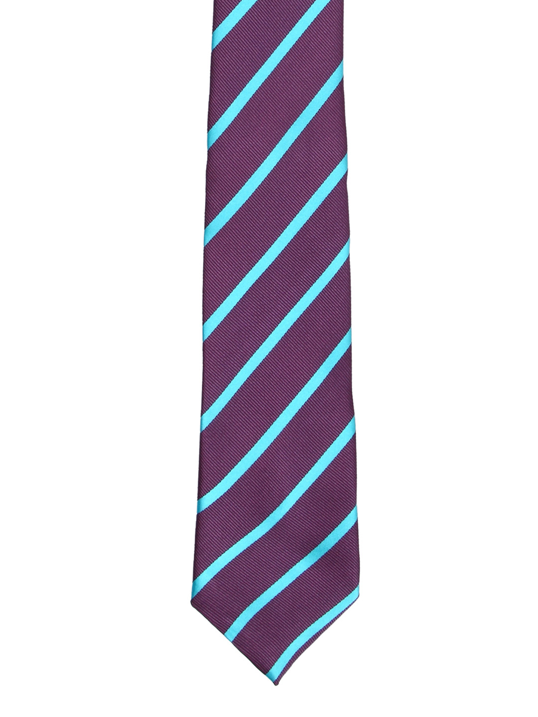 

Tossido Purple Striped Broad Tie