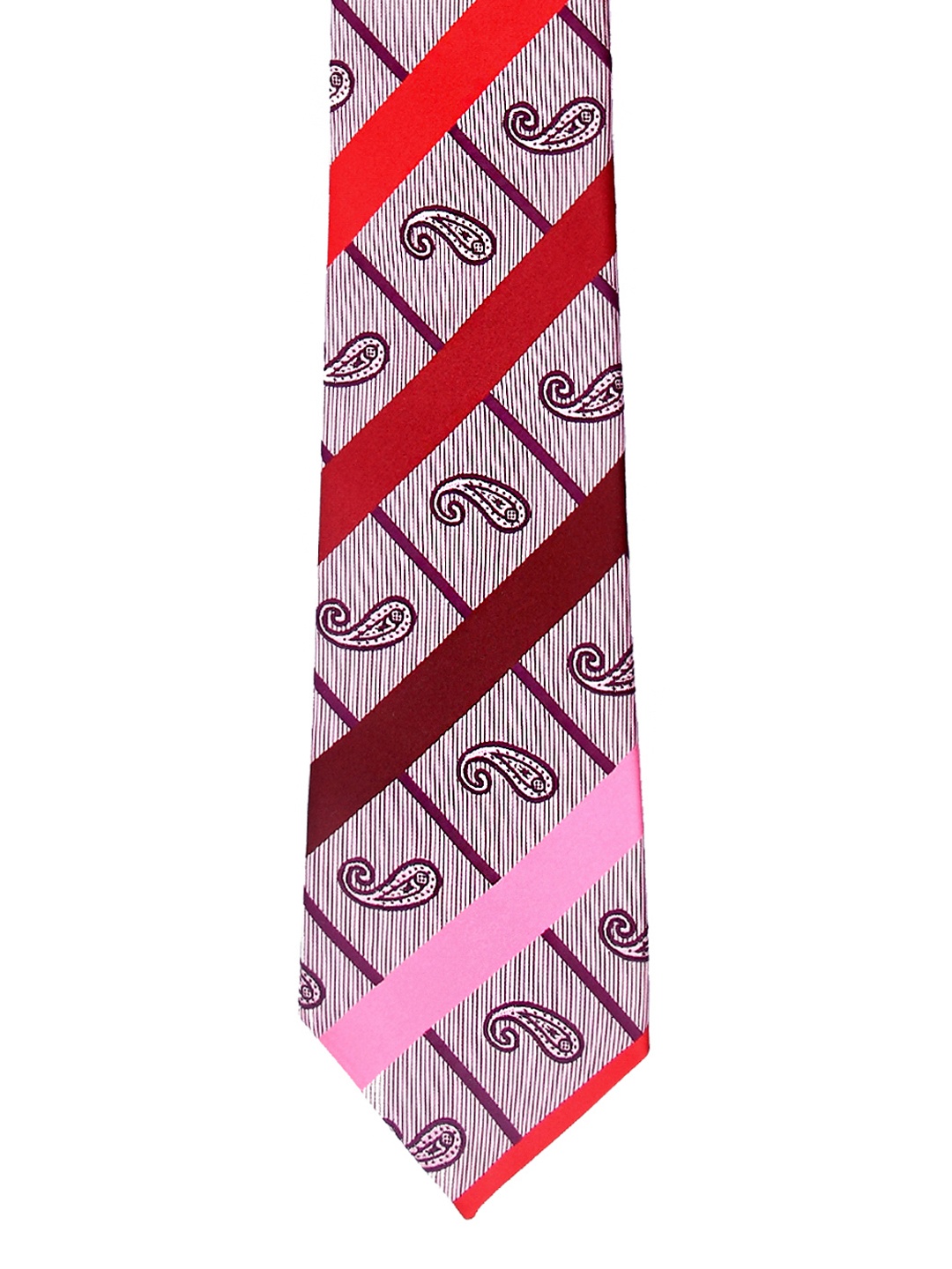 

Tossido Multicoloured Woven Design Broad Tie, Multi