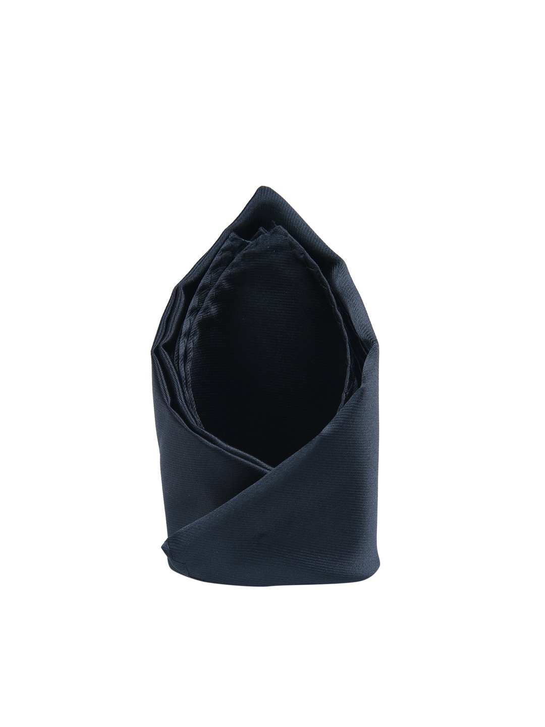 Tossido Men Black Solid Pocket Square