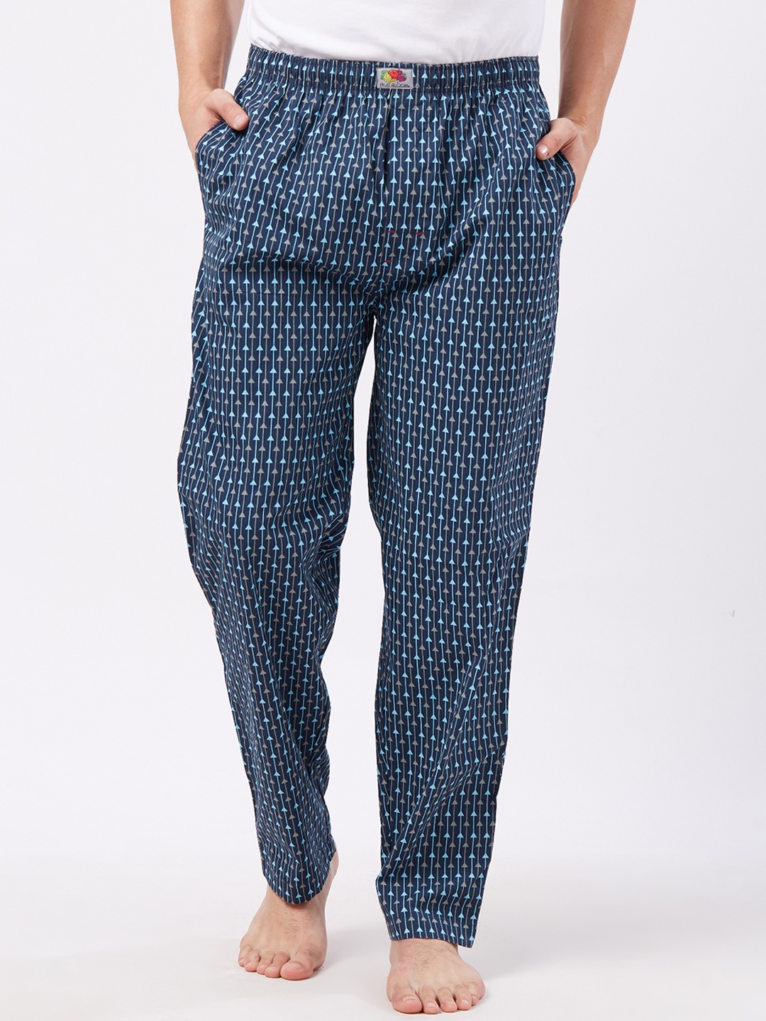 

Fruit of the loom Men Blue Printed Pyjama MPP01