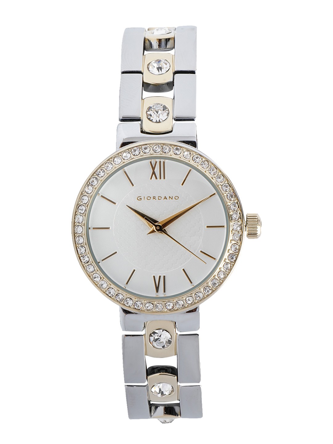 

GIORDANO Women Silver-Toned Analogue Watch A2088-44