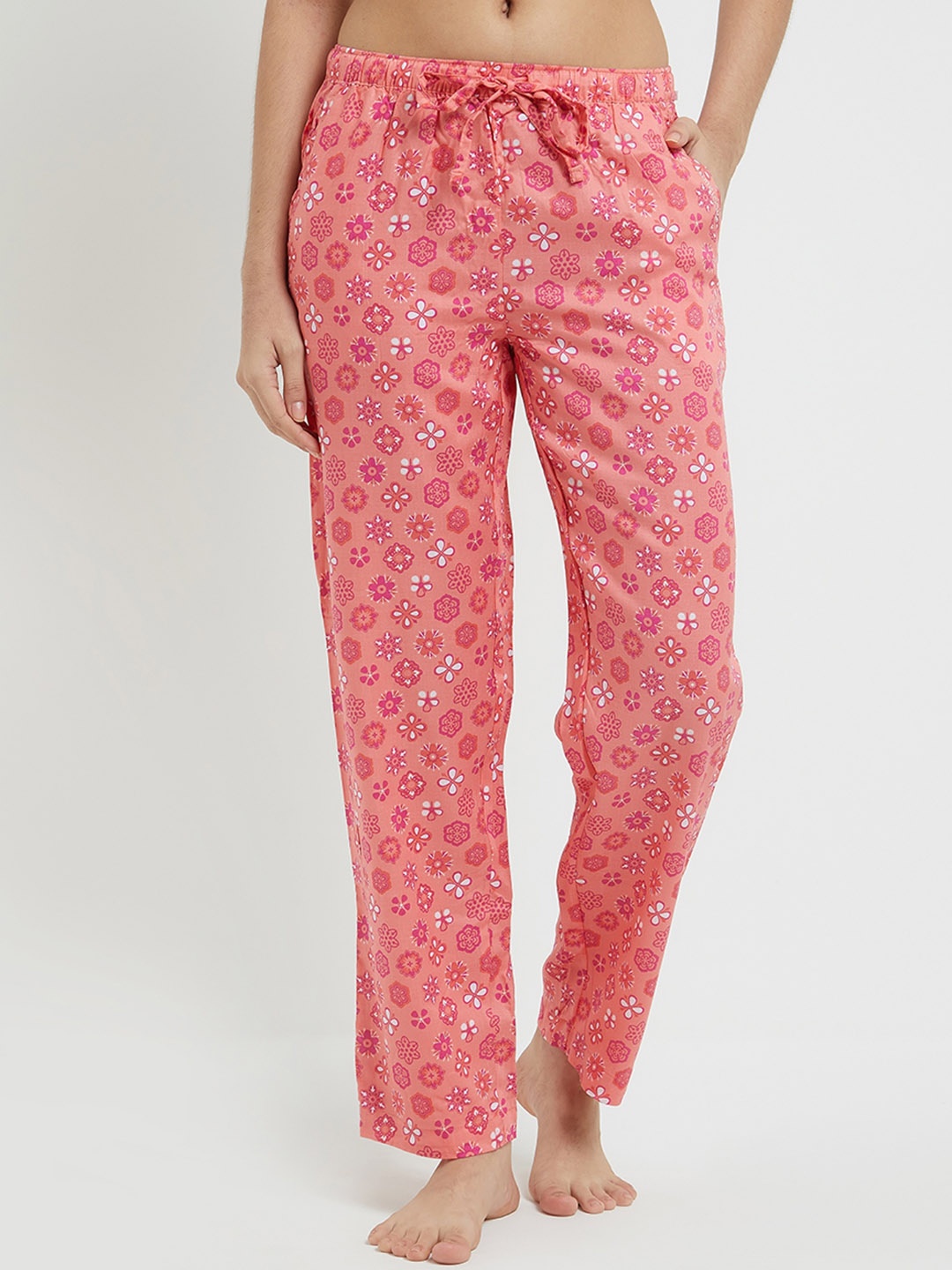 

Fruit of the Loom Women Pink Printed Lounge Pants FWPP01-A1P2