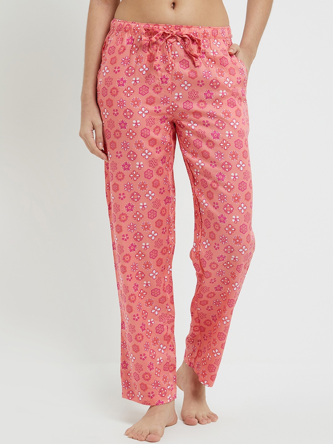 

Fruit of the Loom Women Pink Printed Lounge Pants FWPP01-A1P2