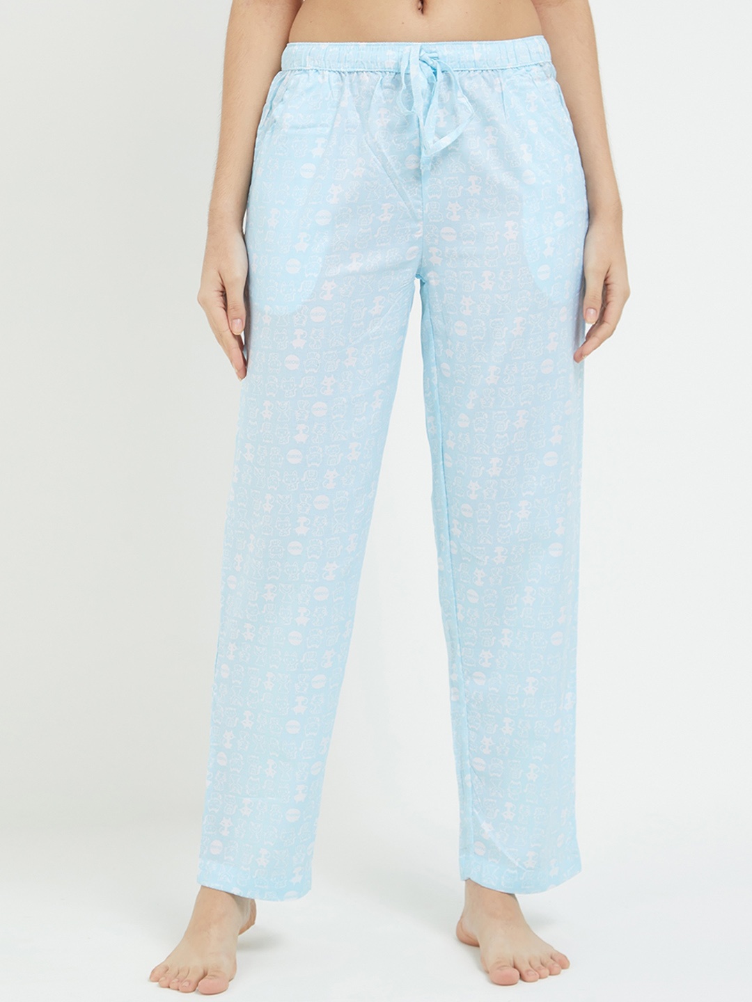 

Fruit of the Loom Women Blue Printed Lounge Pants FWPP01-A1P1