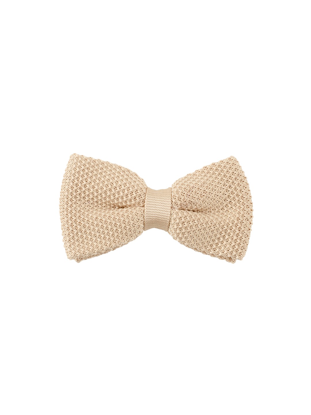 

Tossido Men Cream-Coloured Woven Design Bow Tie