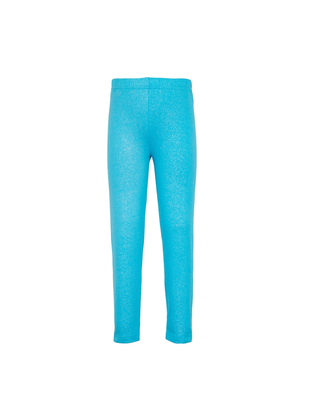 

Sera Girls Turquoise Blue Solid Ankle-Length Leggings