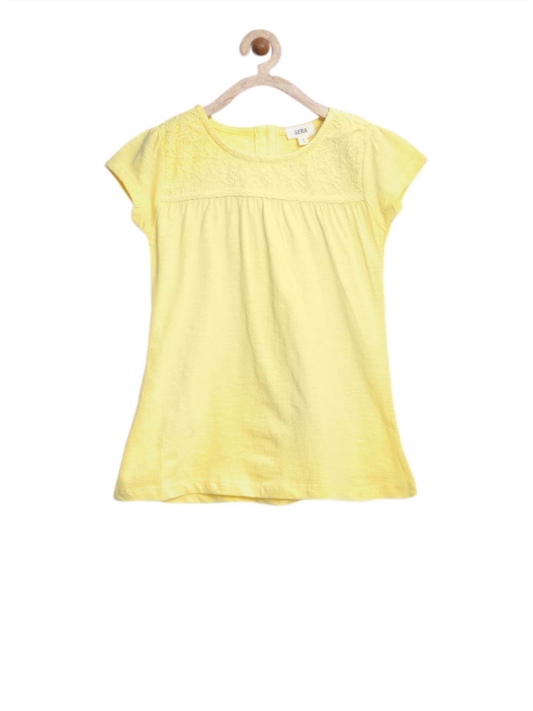 

Sera Girls Yellow Solid Top