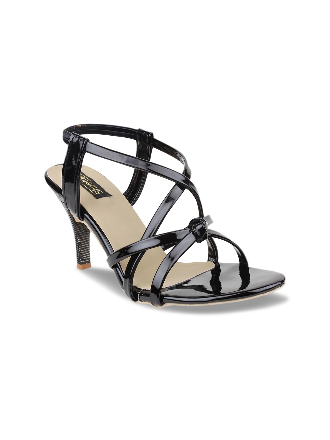 

Shoetopia Women Black Solid Heels