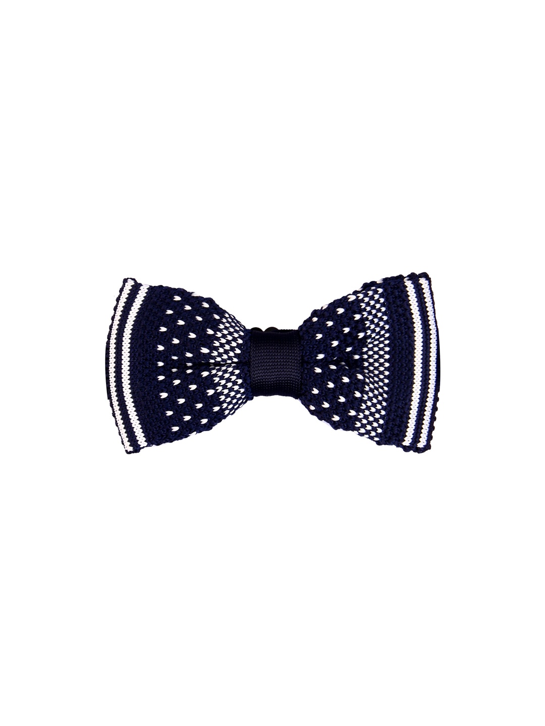 

Tossido Blue Self-Design Bow Tie