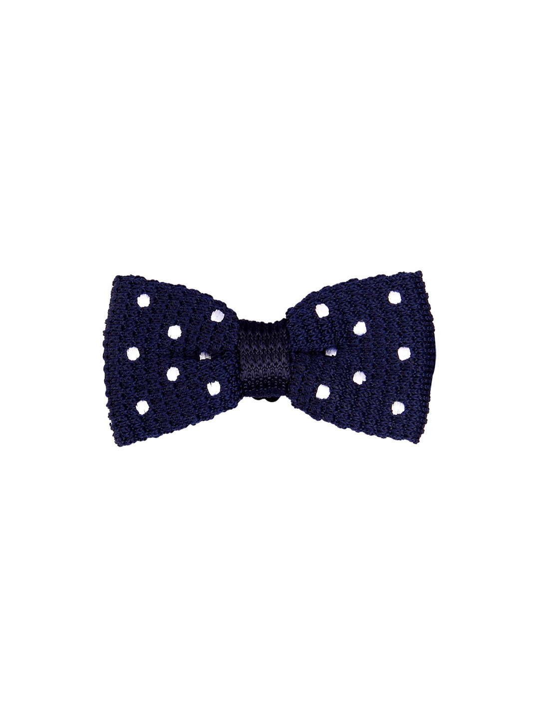 

Tossido Navy Blue Self-Design Bow Tie