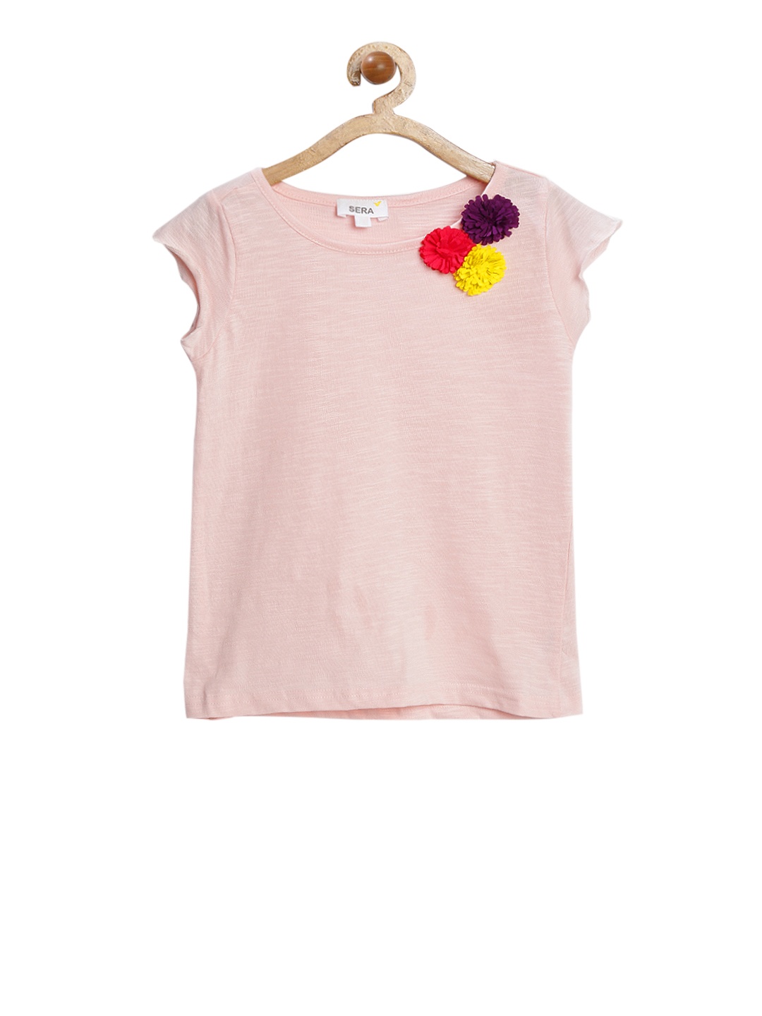 

Sera Girls Pink Solid Top