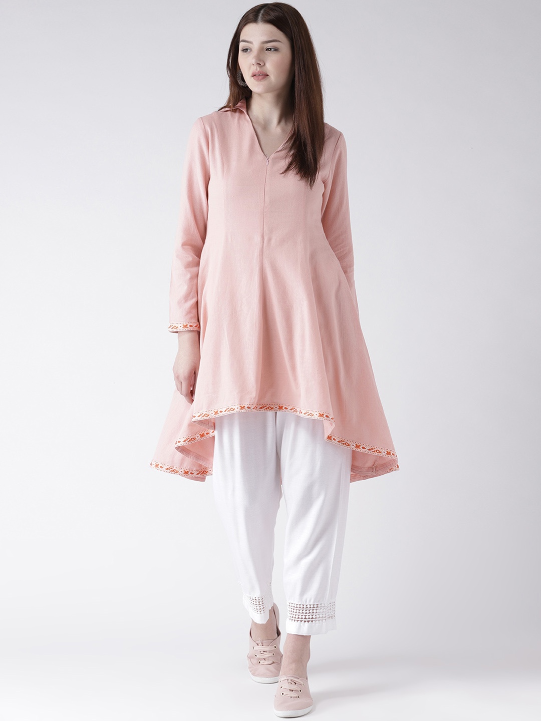 

DODO & MOA Women Pink Solid Shirt Dress