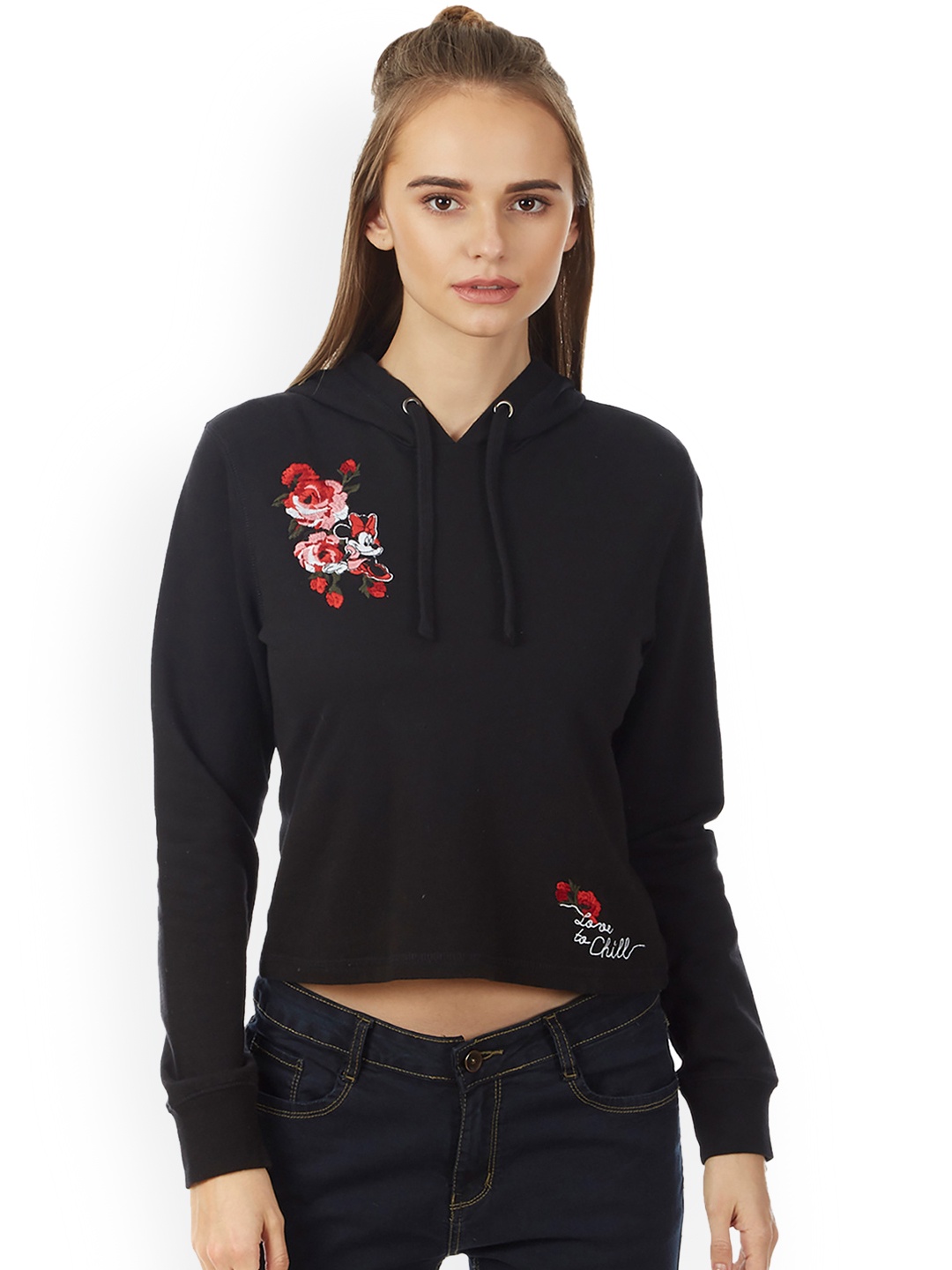 

Free Authority Mickey & Friends featured Black Sweatshirt for Women