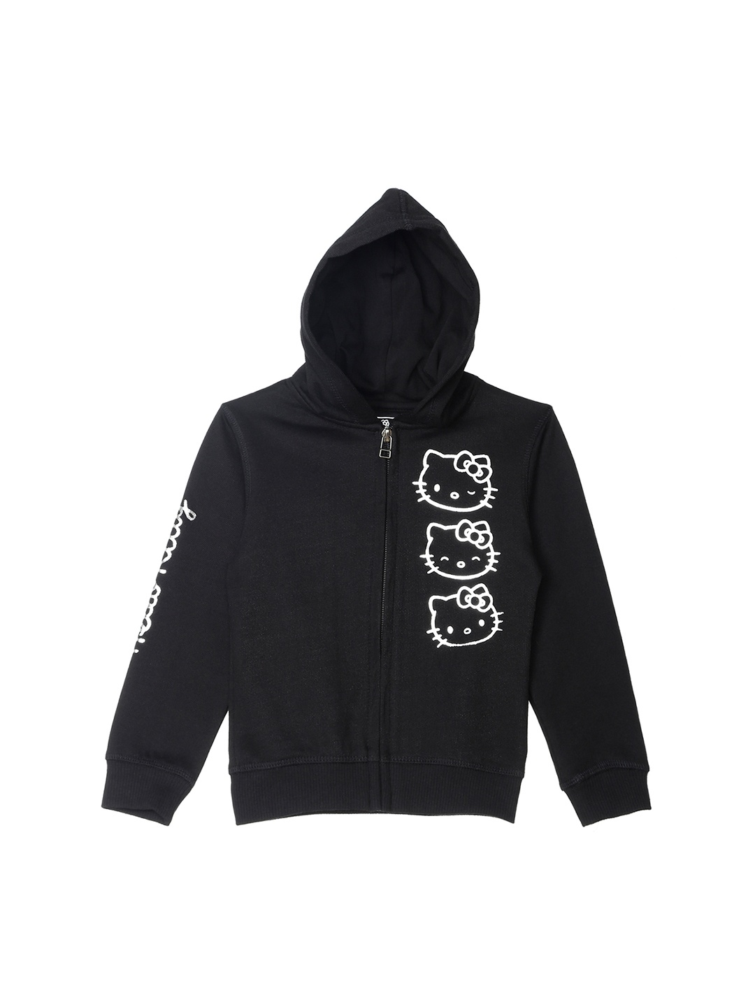 

Kidsville Girls Black Hello Kitty Sequinned Sweatshirt
