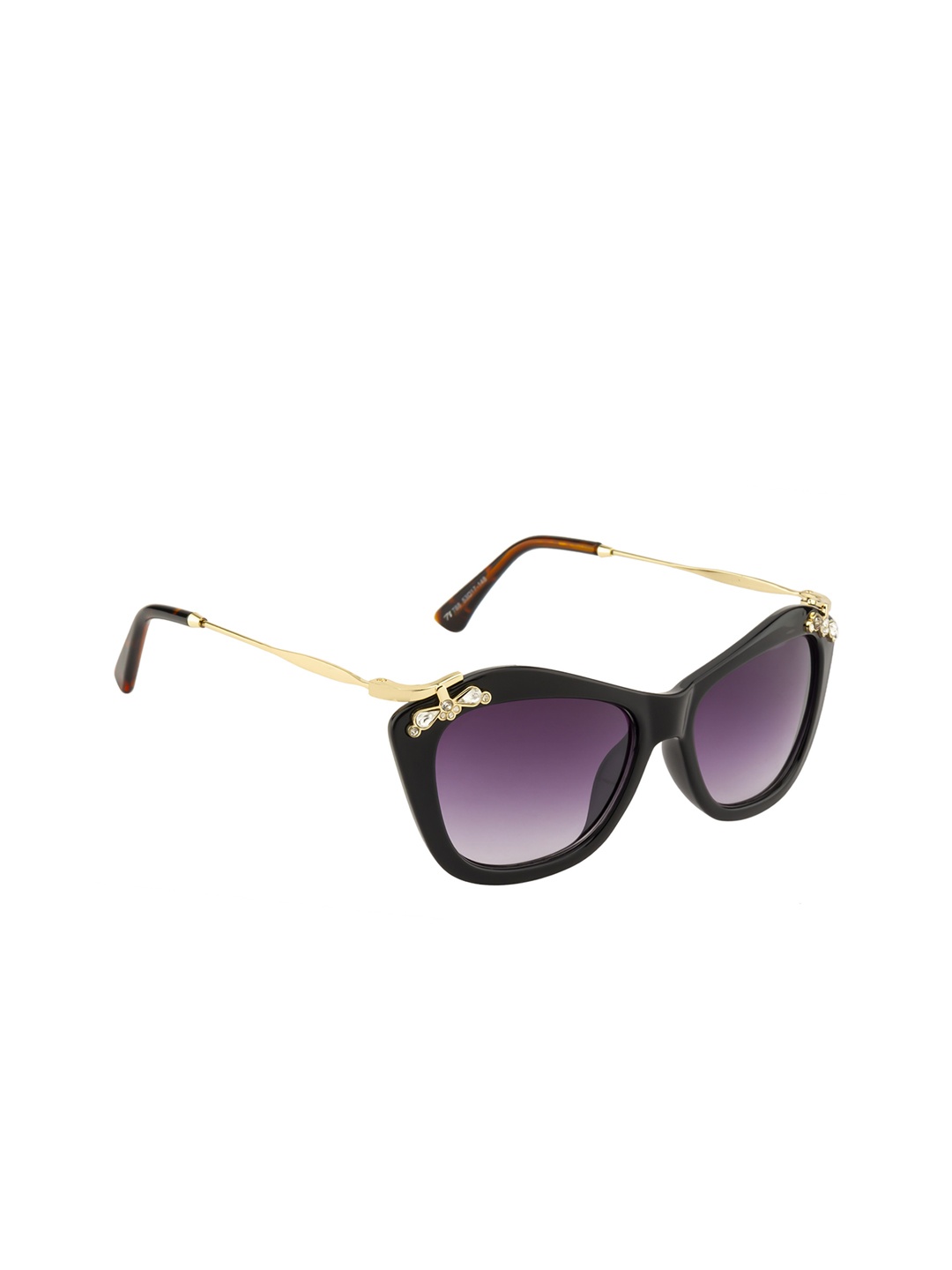 

Ted Smith Women Cateye Sunglasses TS-788_BLK, Purple