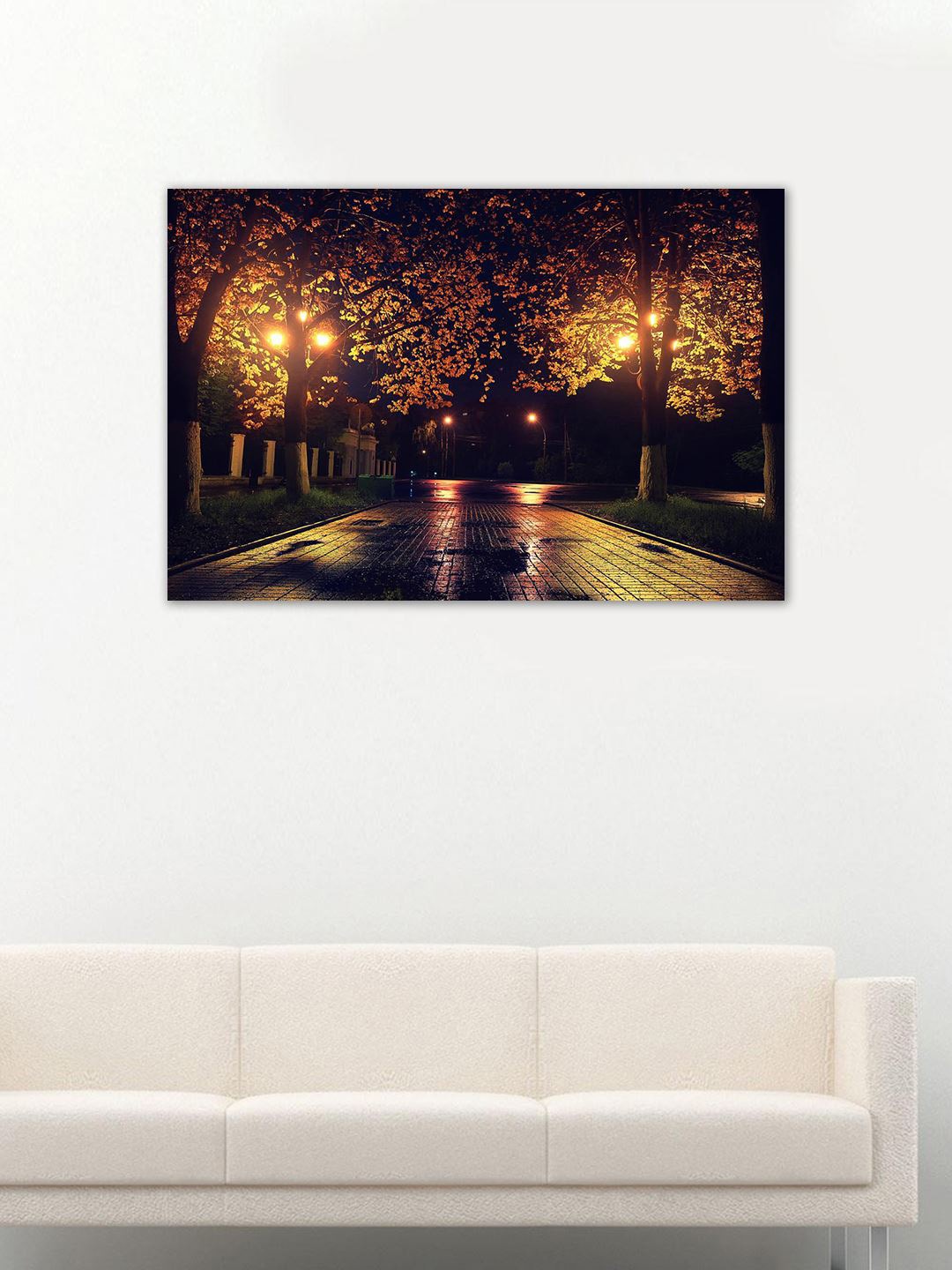 

999Store Black & Yellow Landscape Wall Art