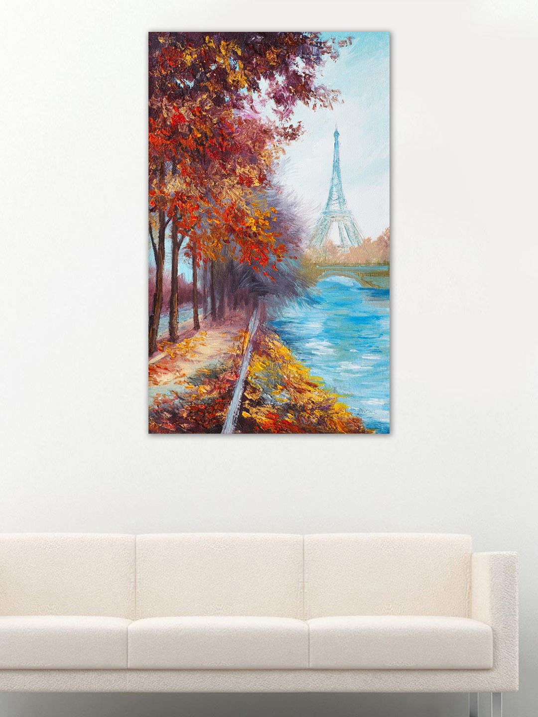 

999Store Red & Brown Abstract Wall Art