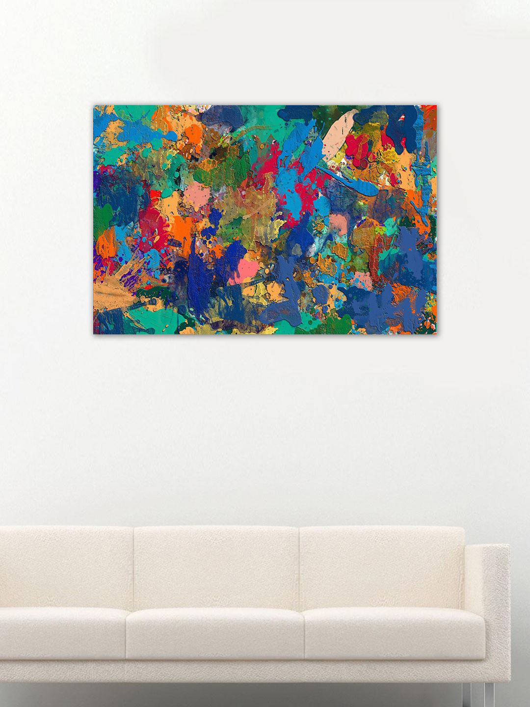 999Store Multicoloured Abstract Wall Art, Multi