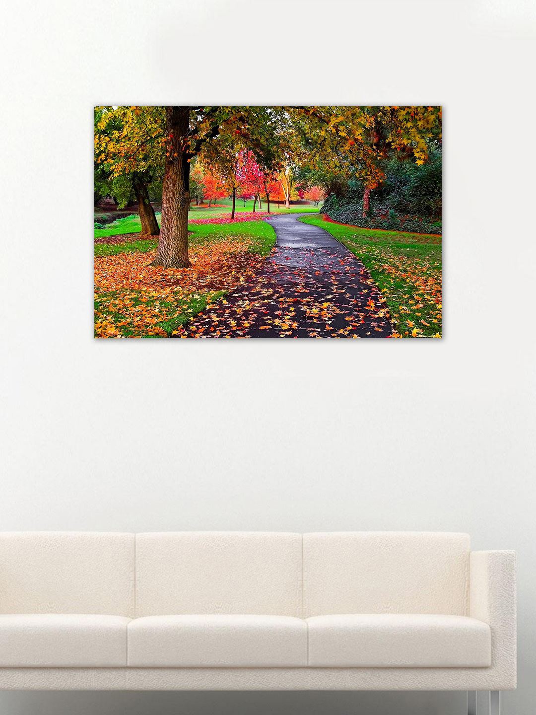 

999Store Green, Yellow & Brown Tree Wall Art