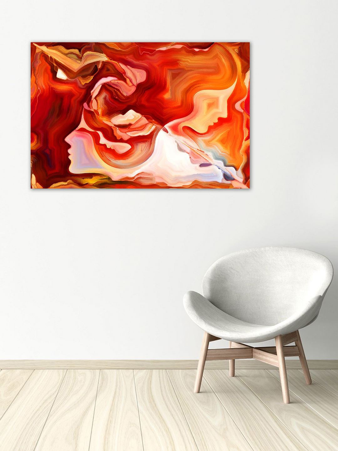 

999Store Multicoloured Abstract Wall Art, Multi