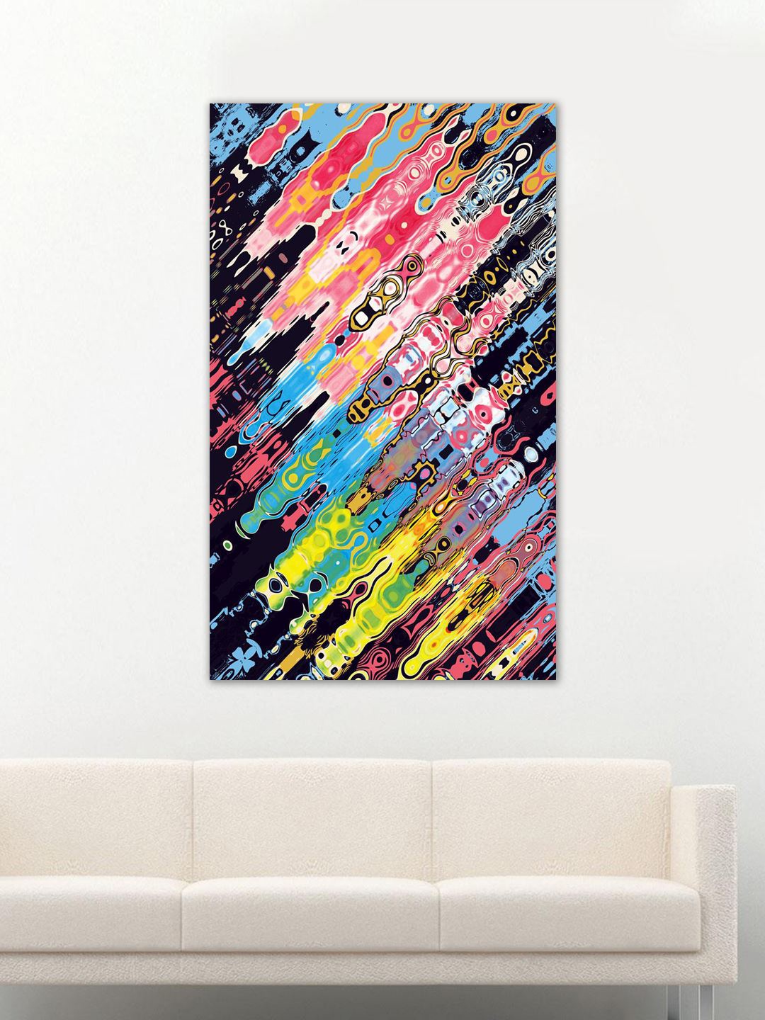 

999Store Multicoloured Abstract Wall Art, Multi