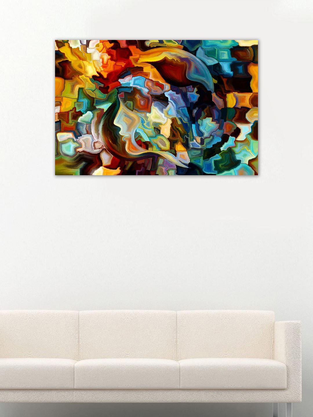 

999Store Multicoloured Abstract Wall Art, Multi