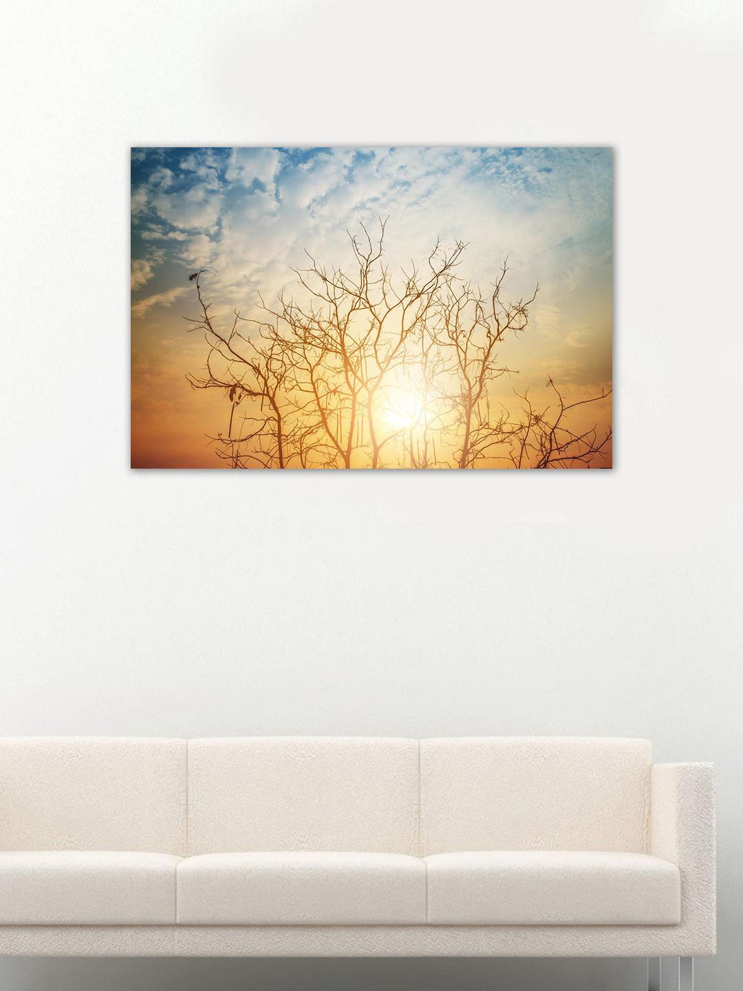 

999Store Brown & Blue Tree Wall Art