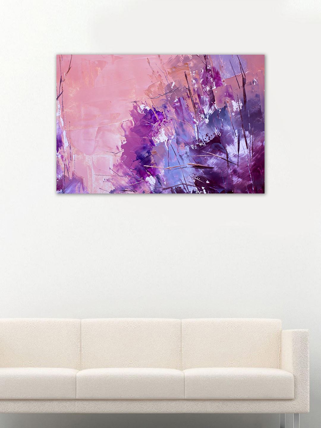 

999Store Violet & Pink Abstract Wall Art