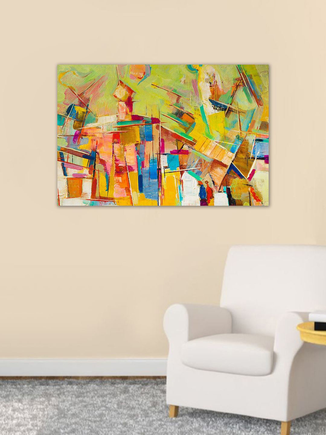 

999Store Multicoloured Abstract Wall Art, Multi