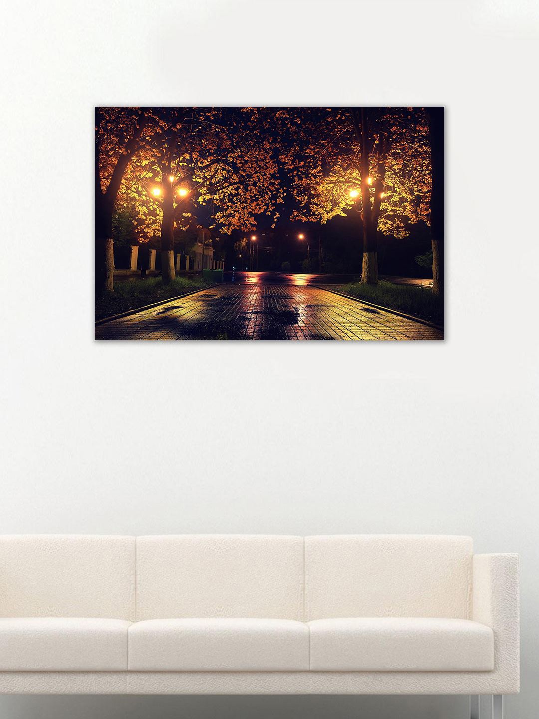 

999Store Black & Yellow Landscape Wall Art