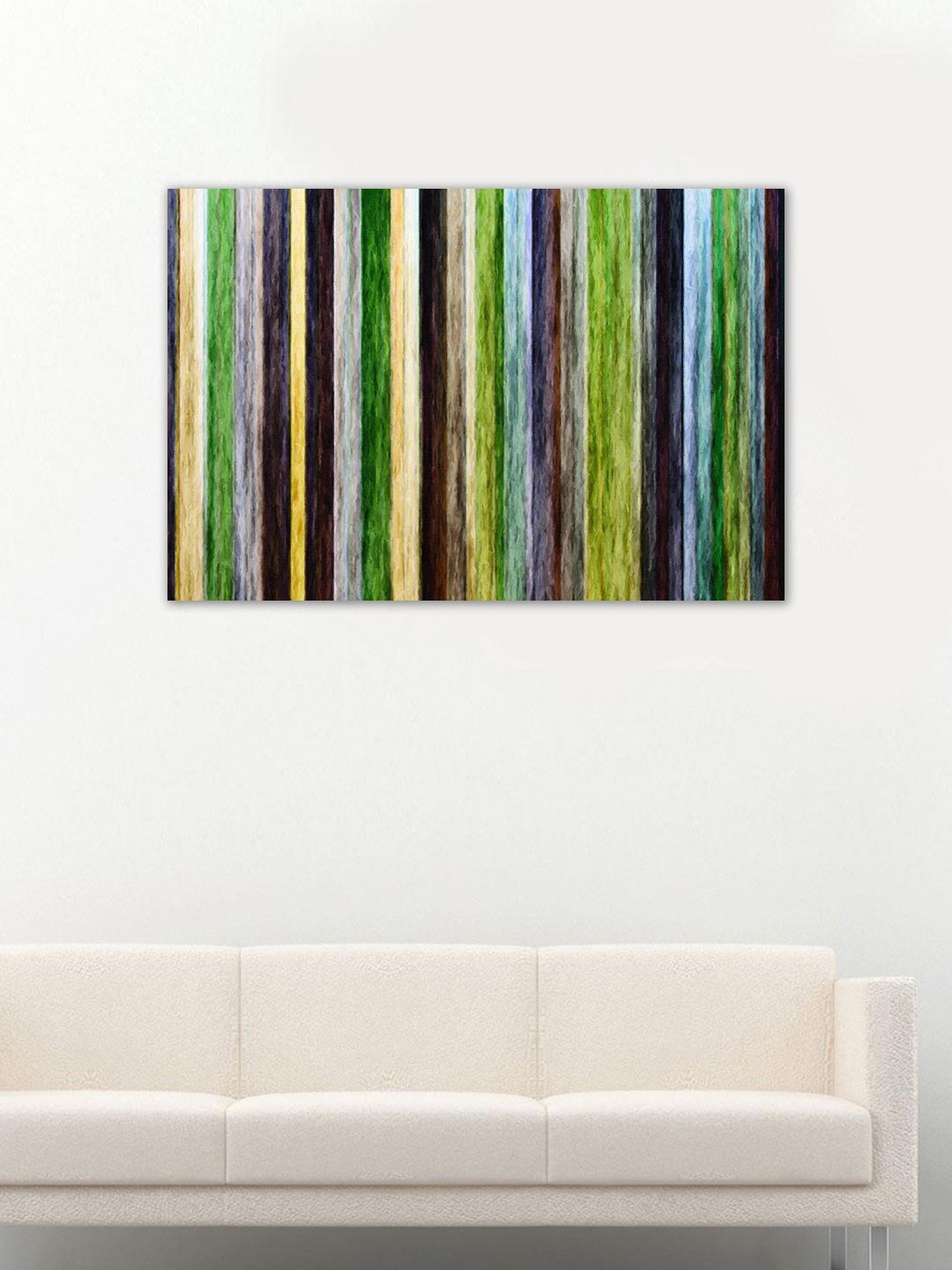 999Store Multicoloured Abstract Hand-Painted Wall Art, Multi
