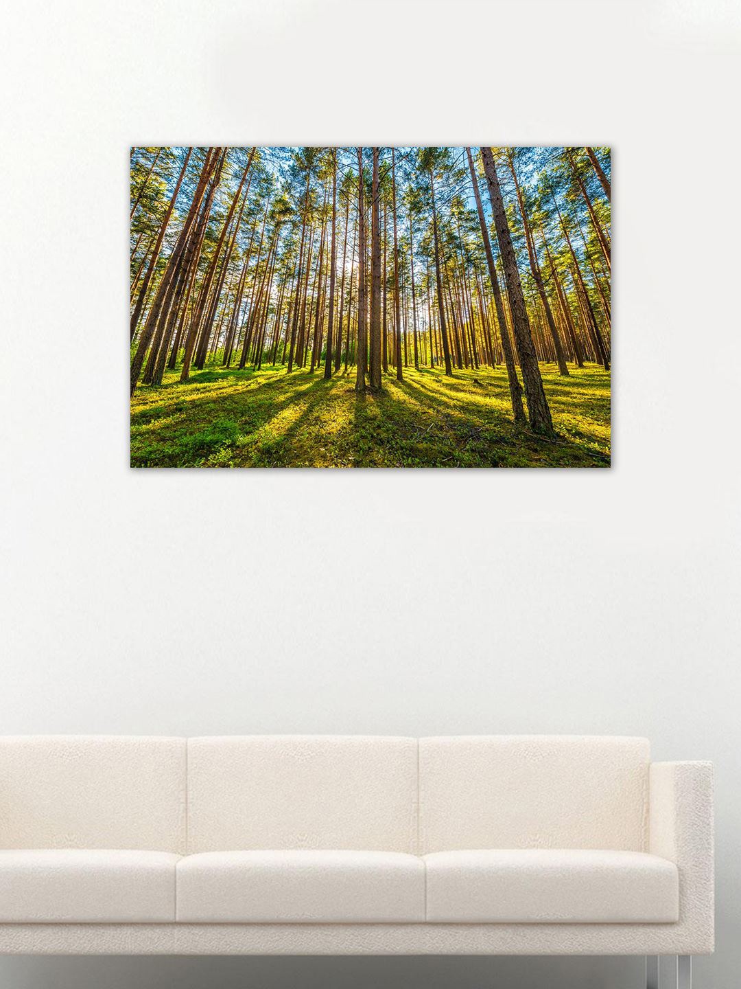 

999Store Green, Yellow & Brown Forest Wall Art