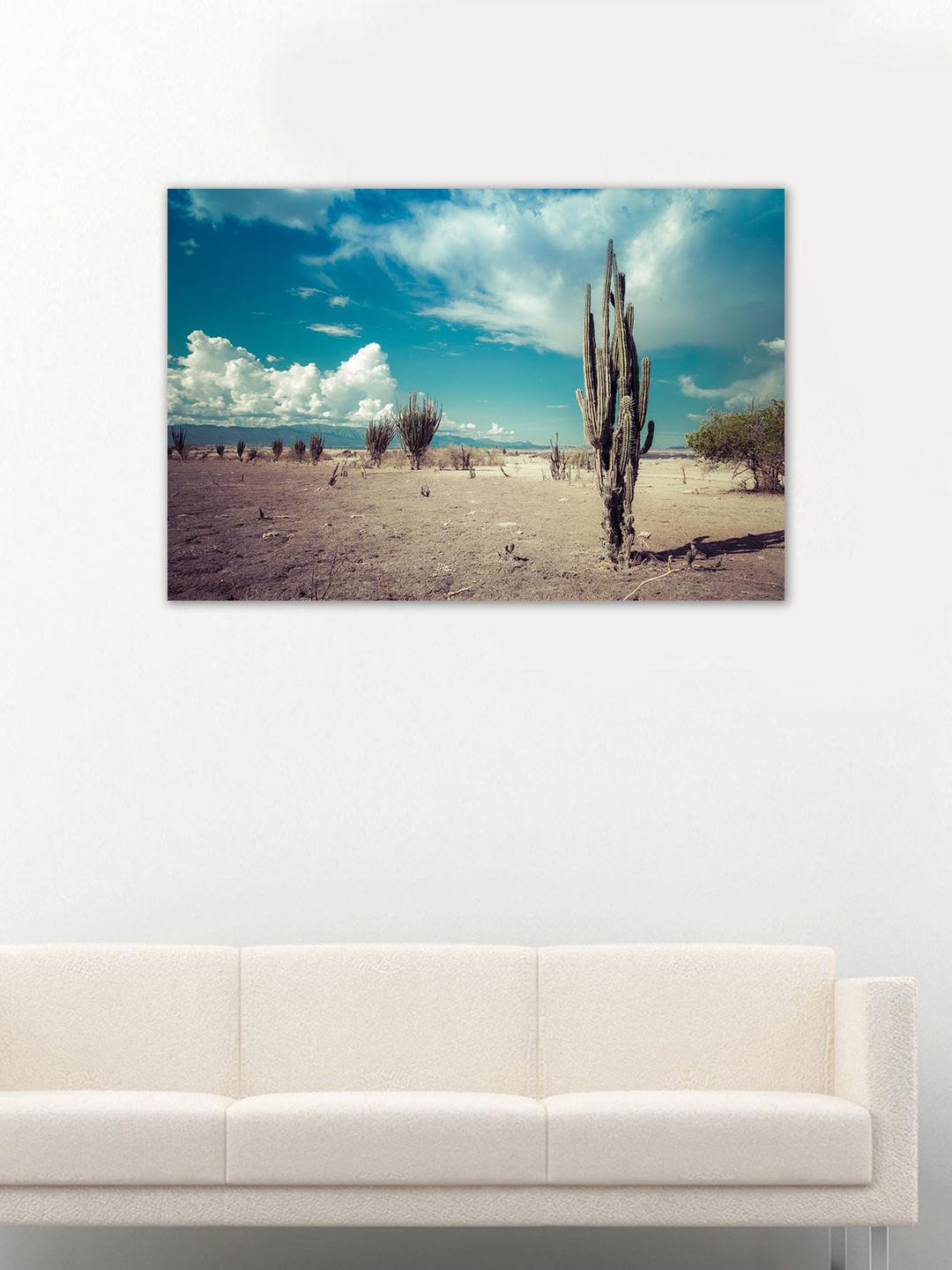 

999Store Blue & Brown Desert Wall Art