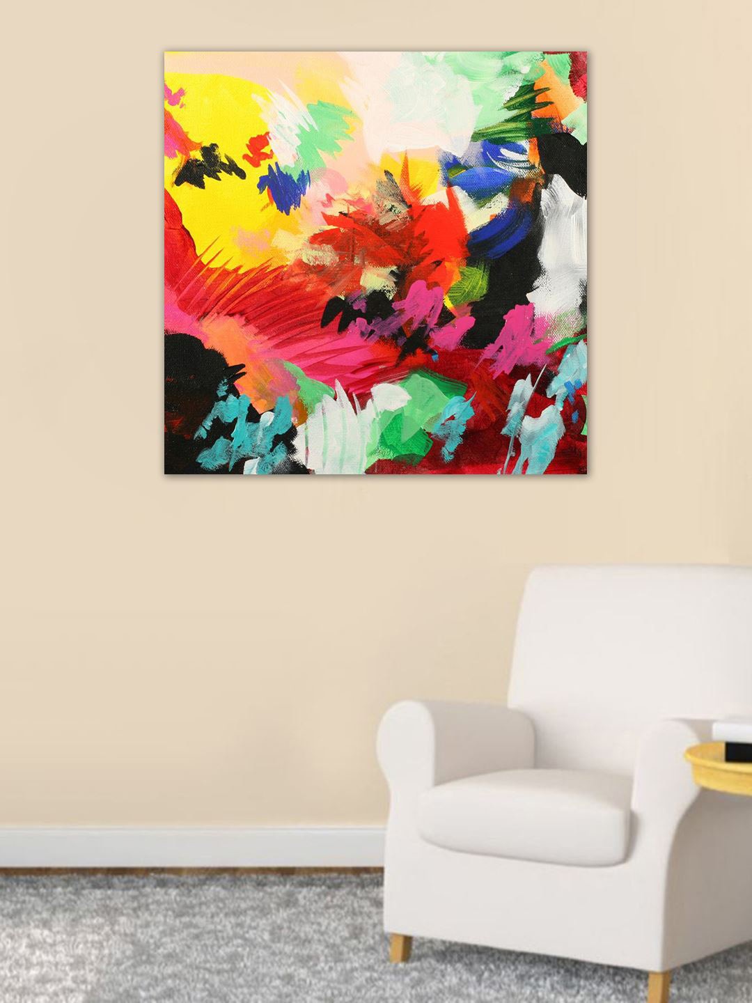 

999Store Multicoloured Abstract Wall Art, Multi