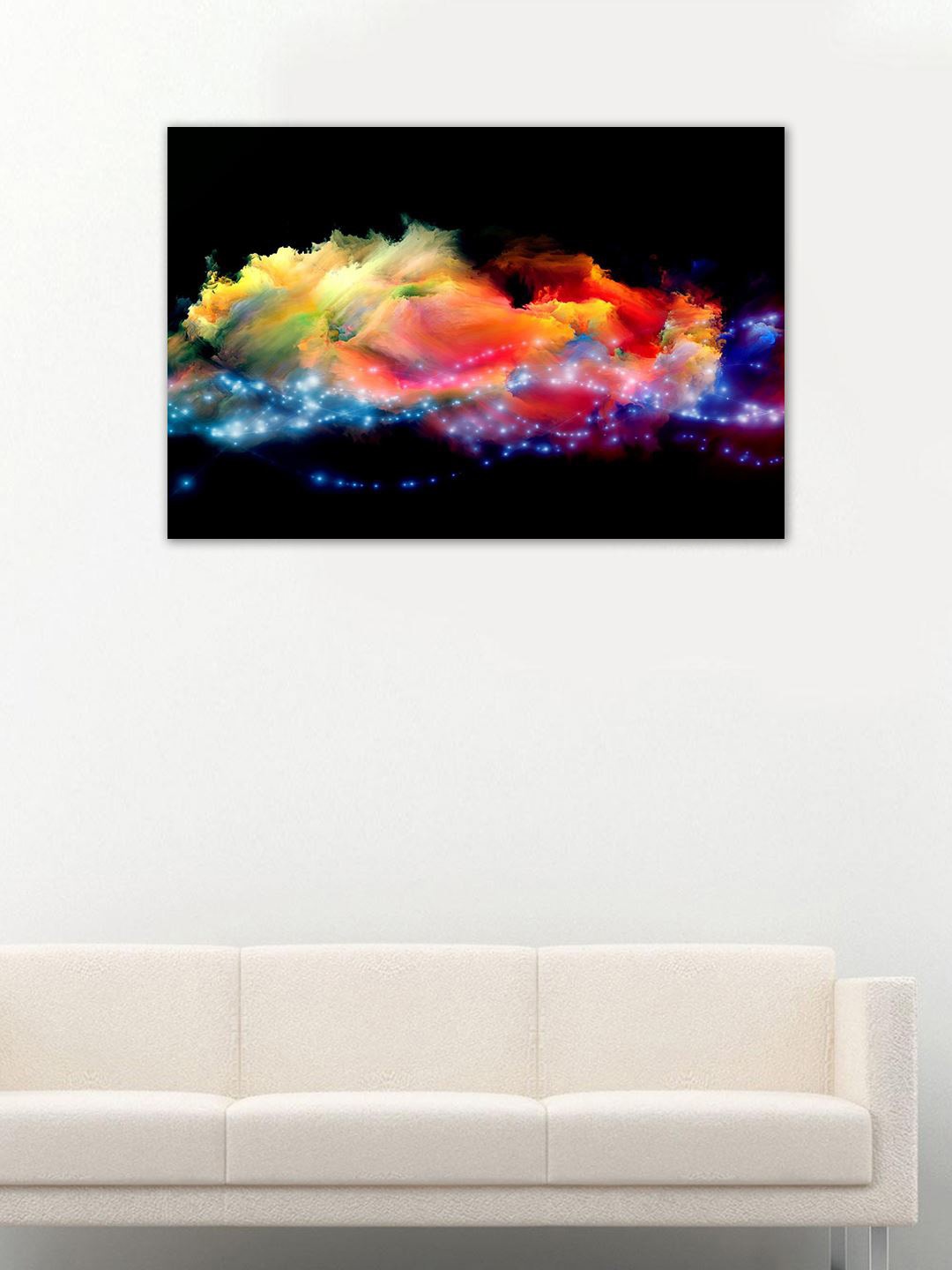 

999Store Multicoloured Abstract Wall Art, Multi