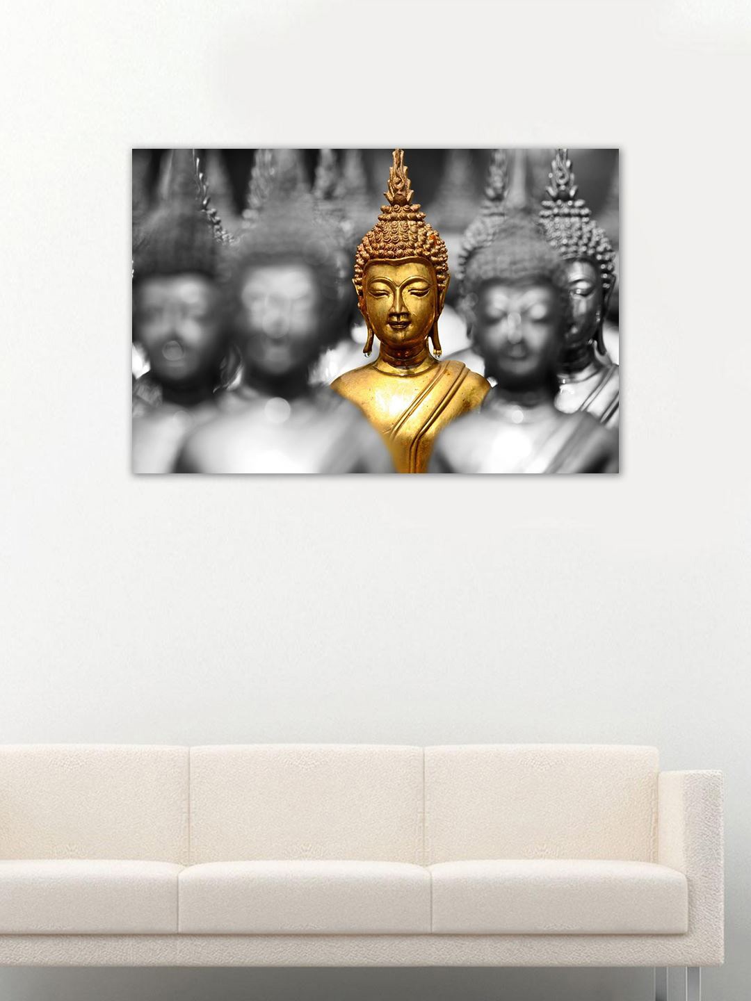

999Store Black & Gold-Toned Buddha Wall Art