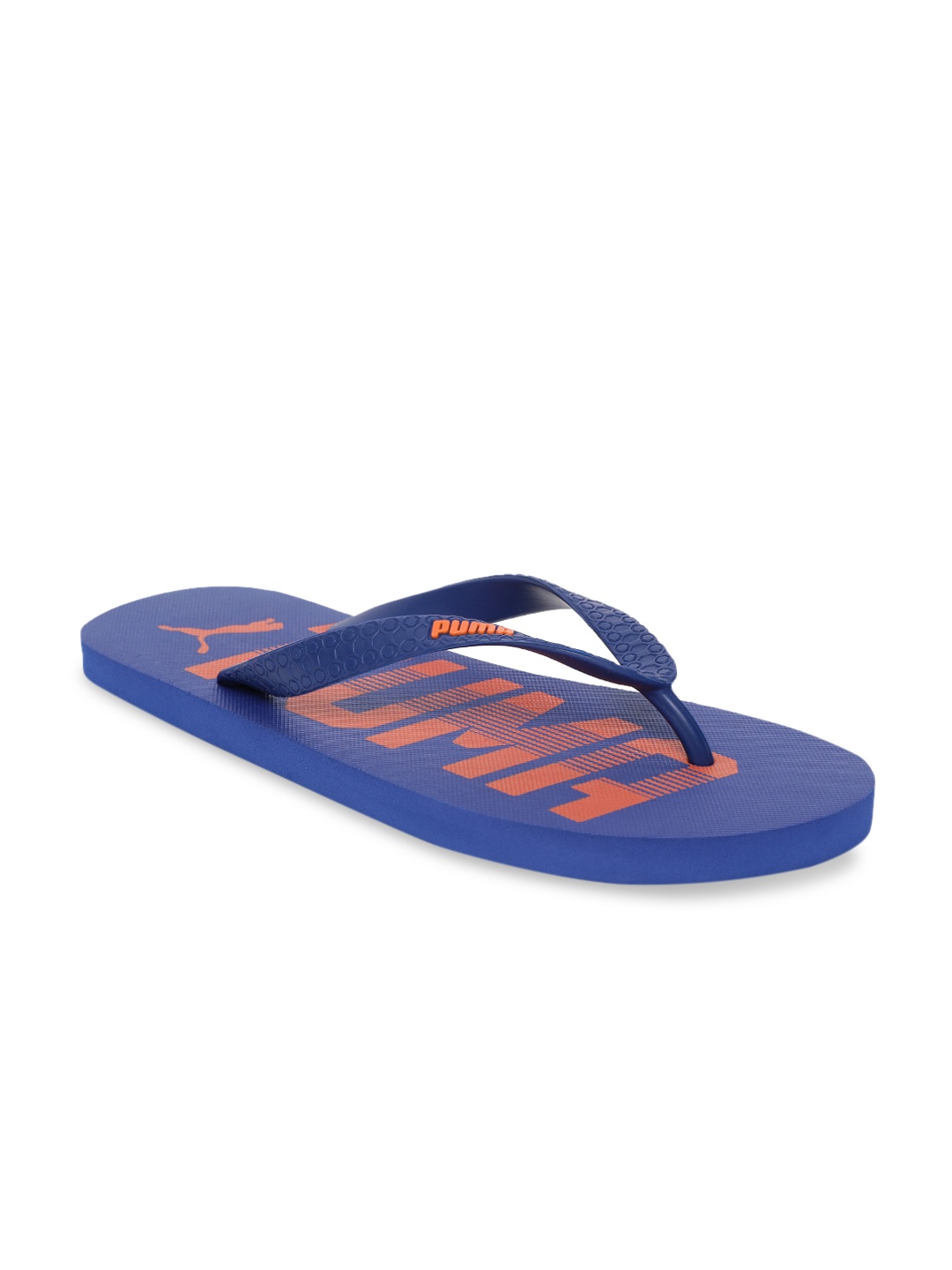 

Puma Men Blue & Orange Printed Thong Flip-Flops