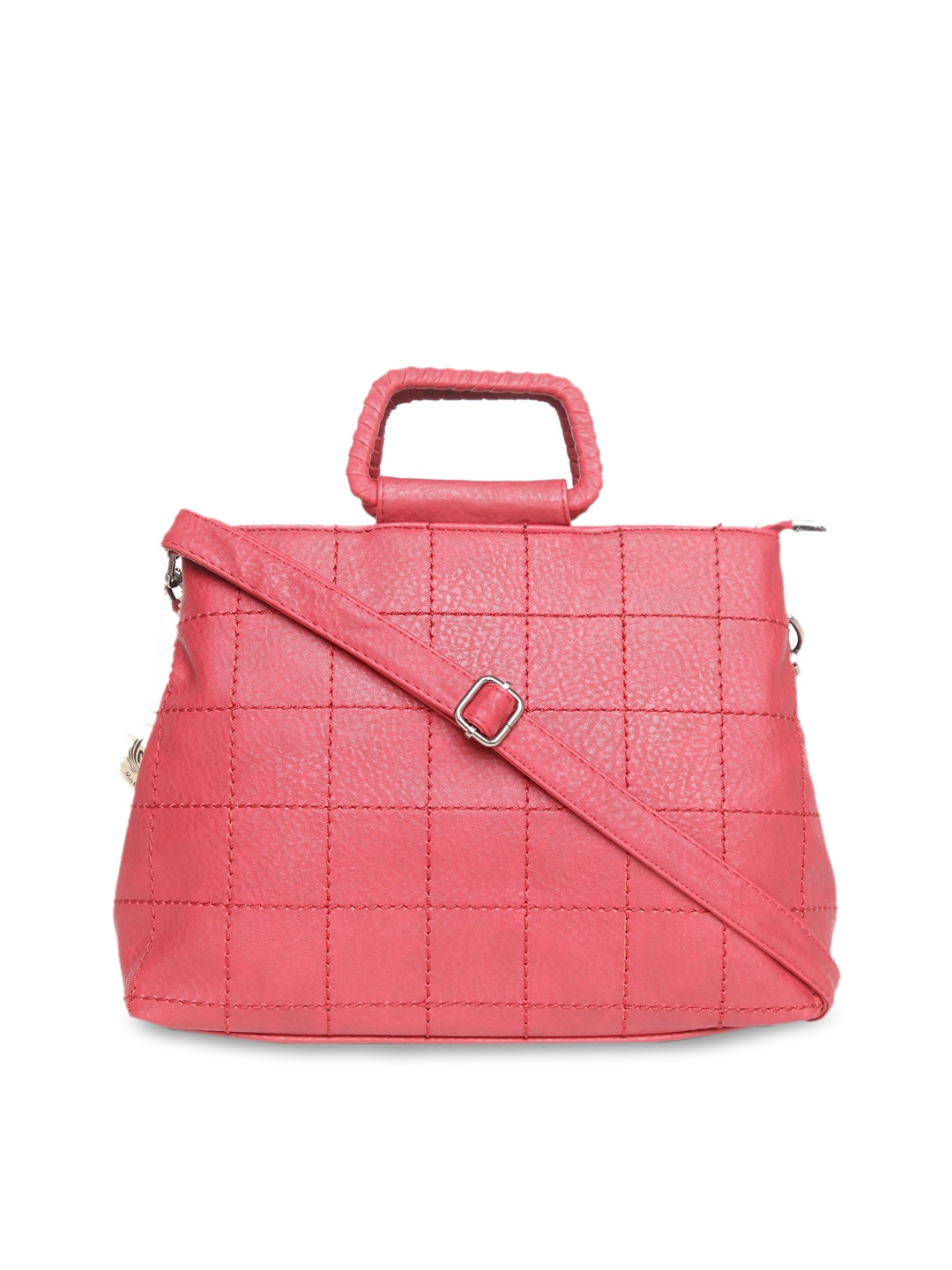

Moedbuille Red Checked Handheld Bag