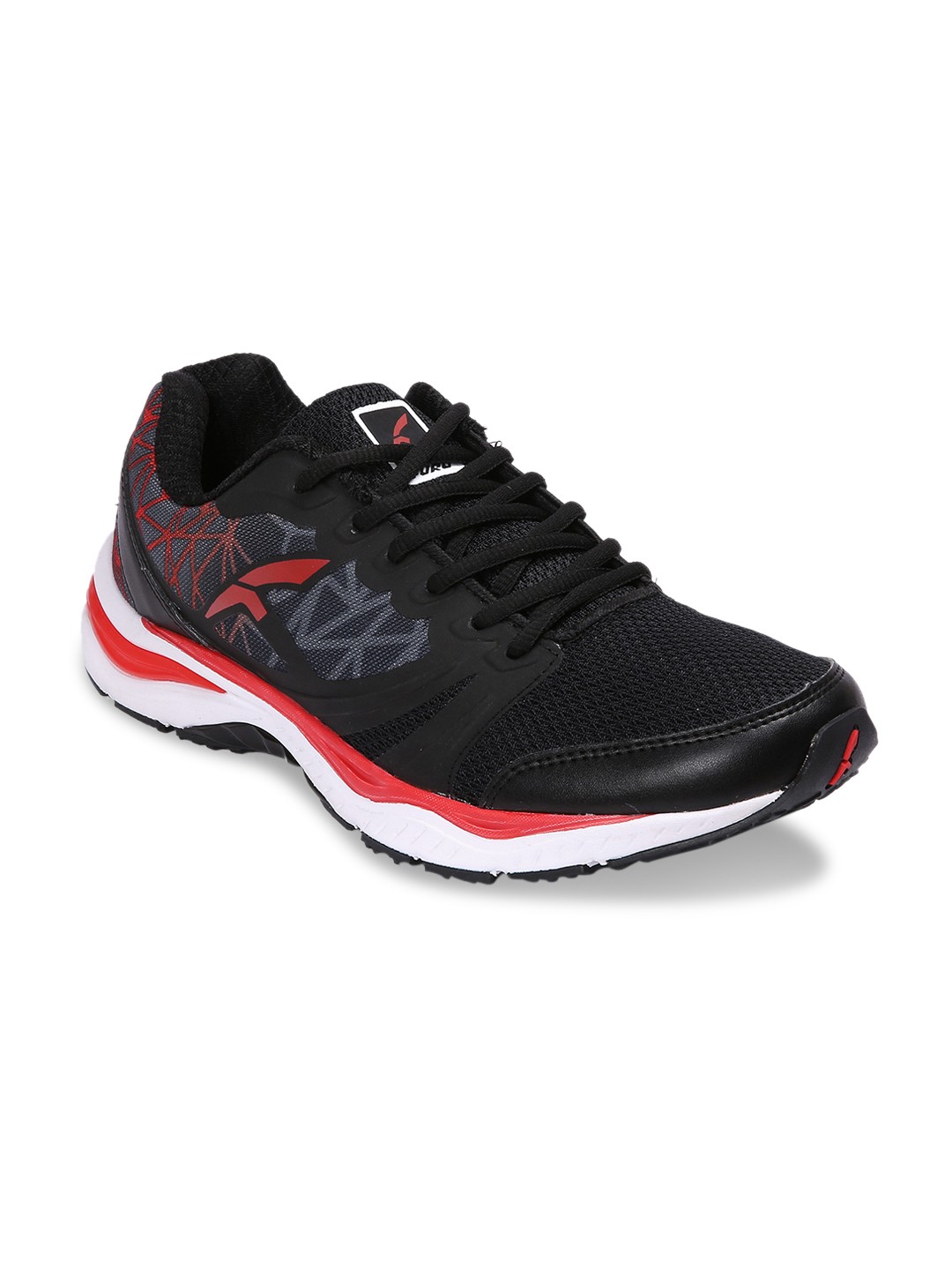 

FURO by Red Chief Men Black Running Shoes