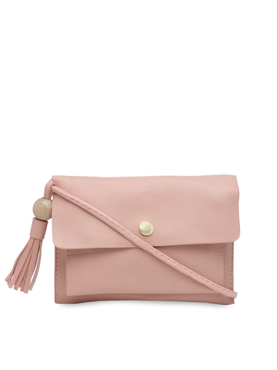 

Moedbuille Pink Solid Sling Bag