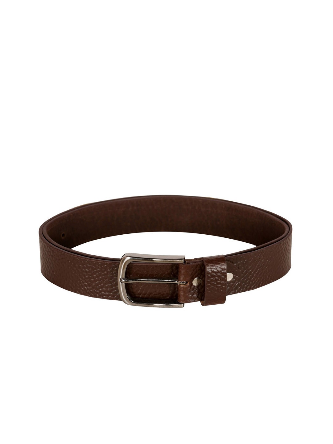 

SCHARF Men Brown Solid Leather Belt