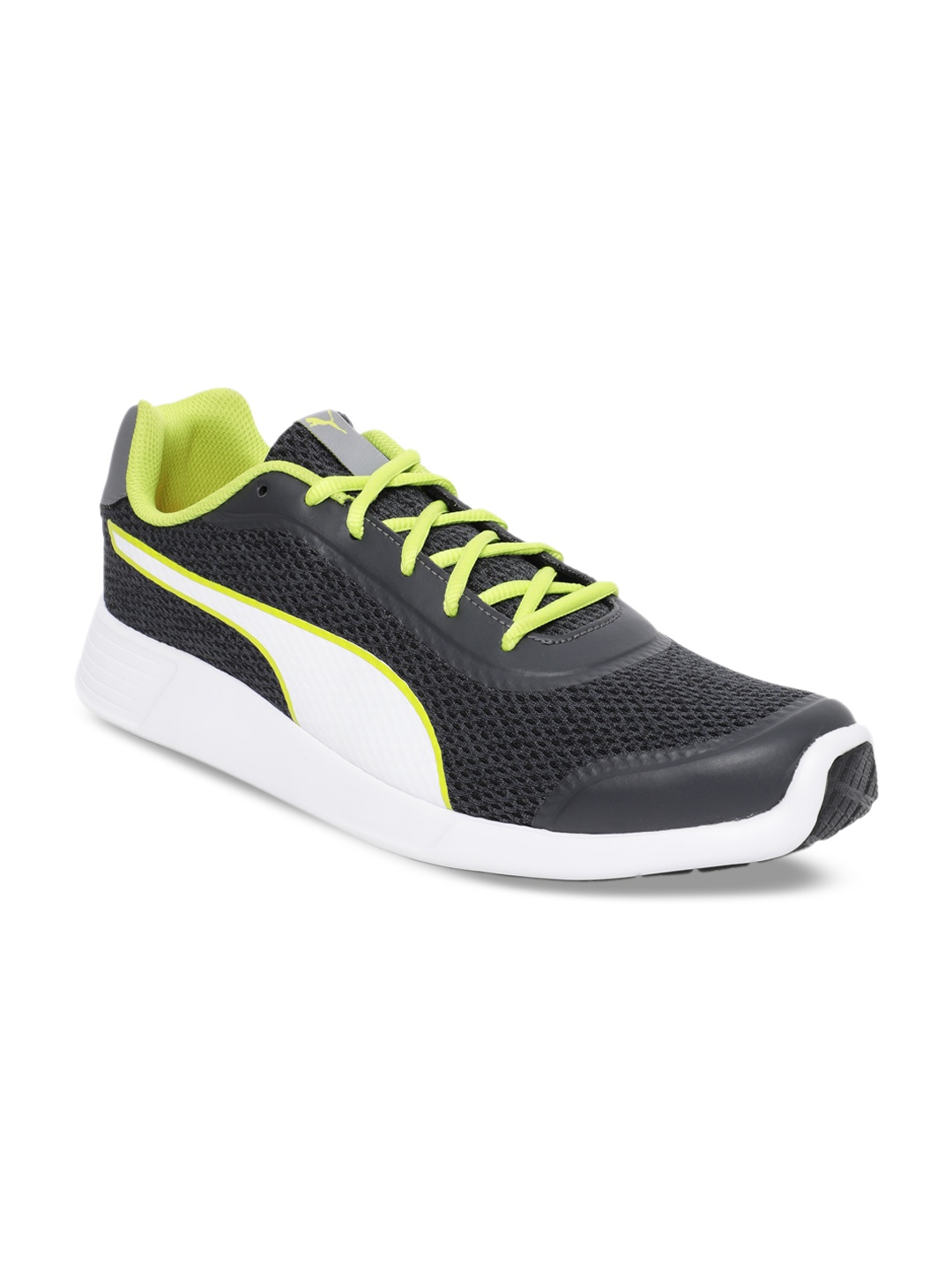 

Puma Men Black FST Runner v2 Puma Black-Limepunch-P Shoes