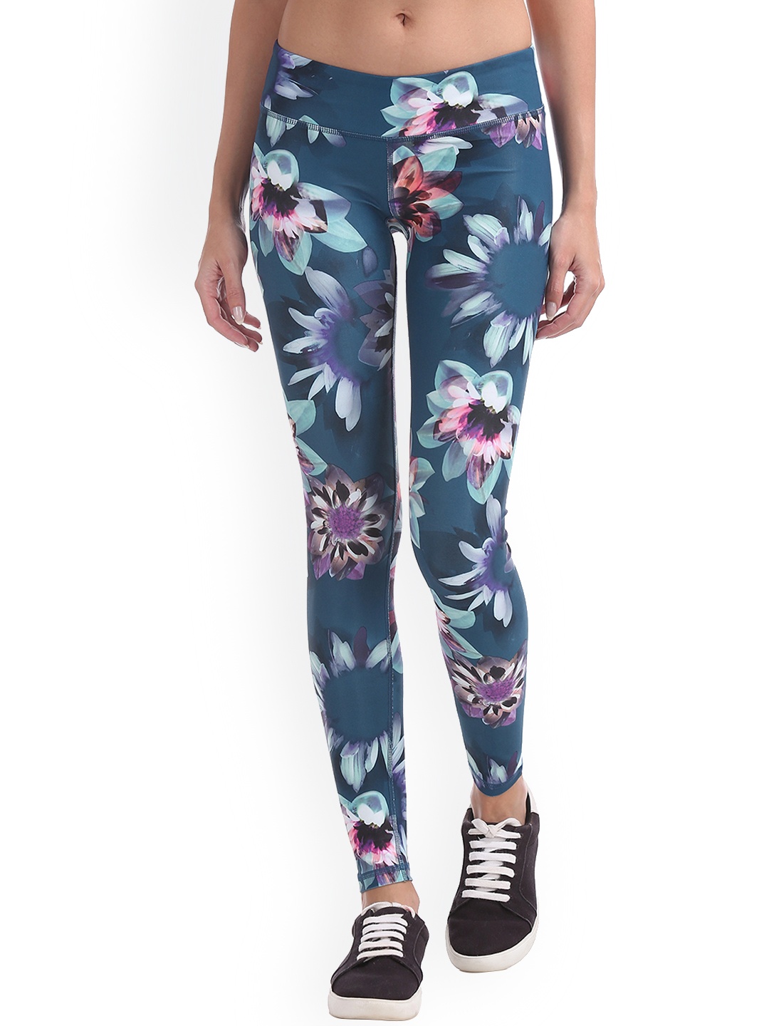 

Aeropostale Women Multicoloured Floral Printed Ankle-Length Leggings, Multi