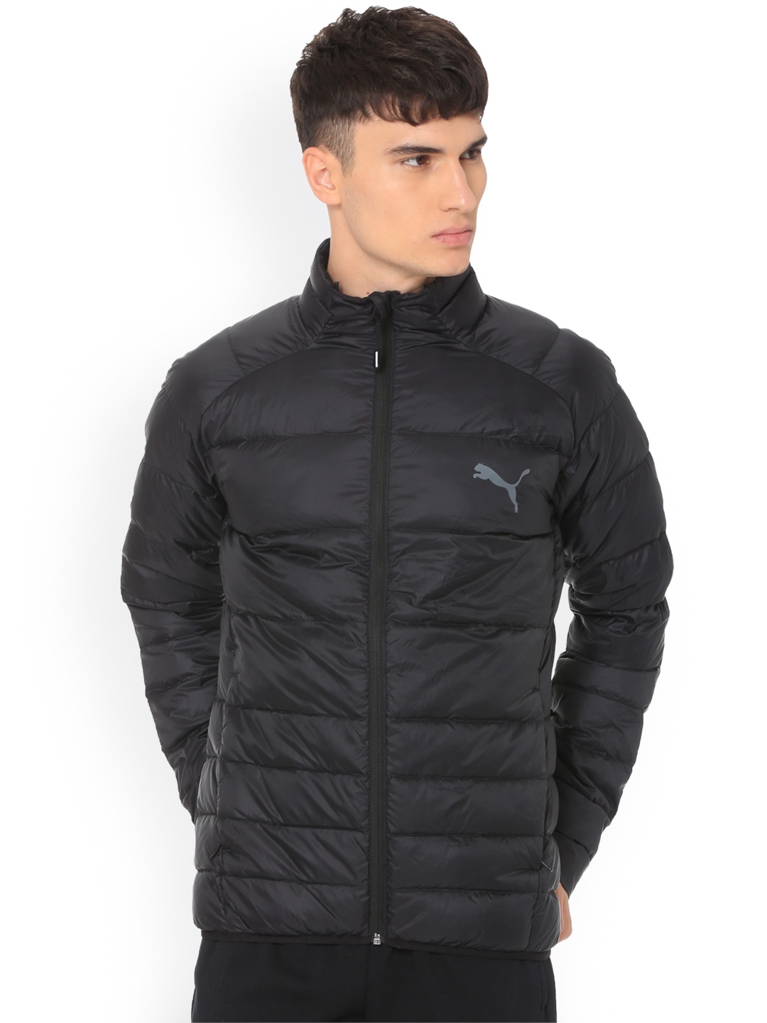 

Puma Men Black Solid PWRWarm packLITE 600 Puffer Jacket